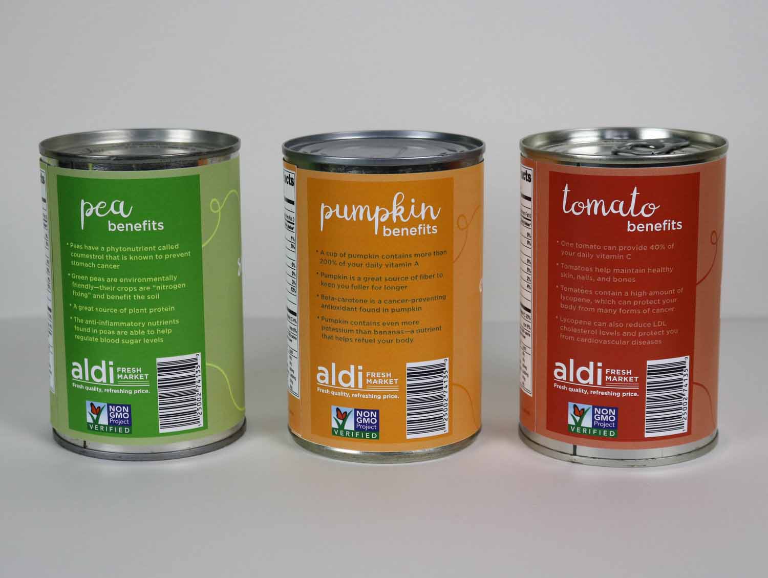 Ald Canned foods - back